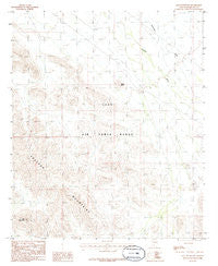Hat Mountain Arizona Historical topographic map, 1:24000 scale, 7.5 X 7.5 Minute, Year 1986