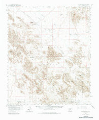 Hat Mountain Arizona Historical topographic map, 1:62500 scale, 15 X 15 Minute, Year 1958