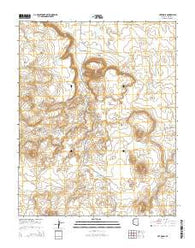 Hat Knoll Arizona Current topographic map, 1:24000 scale, 7.5 X 7.5 Minute, Year 2014