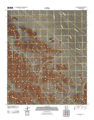 Hat Mountain Arizona Historical topographic map, 1:24000 scale, 7.5 X 7.5 Minute, Year 2011
