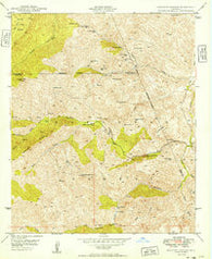 Haunted Canyon Arizona Historical topographic map, 1:24000 scale, 7.5 X 7.5 Minute, Year 1949