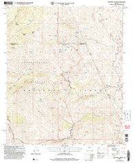 Haunted Canyon Arizona Historical topographic map, 1:24000 scale, 7.5 X 7.5 Minute, Year 2004