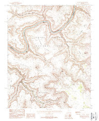 Havasu Falls Arizona Historical topographic map, 1:24000 scale, 7.5 X 7.5 Minute, Year 1988