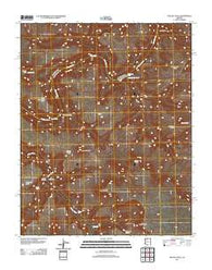 Havasu Falls Arizona Historical topographic map, 1:24000 scale, 7.5 X 7.5 Minute, Year 2011