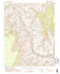Havasupai Point Arizona Historical topographic map, 1:24000 scale, 7.5 X 7.5 Minute, Year 1988