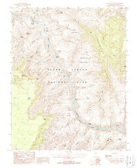 Havasupai Point Arizona Historical topographic map, 1:24000 scale, 7.5 X 7.5 Minute, Year 1988