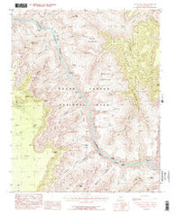 Havasupai Point Arizona Historical topographic map, 1:24000 scale, 7.5 X 7.5 Minute, Year 1988