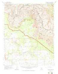 Havasupai Point Arizona Historical topographic map, 1:62500 scale, 15 X 15 Minute, Year 1962