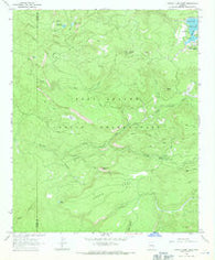 Hawley Lake West Arizona Historical topographic map, 1:24000 scale, 7.5 X 7.5 Minute, Year 1966
