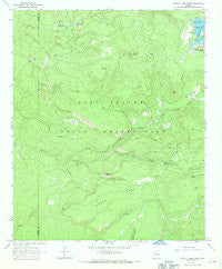 Hawley Lake West Arizona Historical topographic map, 1:24000 scale, 7.5 X 7.5 Minute, Year 1966