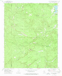 Hawley Lake West Arizona Historical topographic map, 1:24000 scale, 7.5 X 7.5 Minute, Year 1976