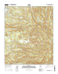 Hawley Lake East Arizona Current topographic map, 1:24000 scale, 7.5 X 7.5 Minute, Year 2014
