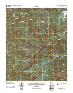 Hawley Lake West Arizona Historical topographic map, 1:24000 scale, 7.5 X 7.5 Minute, Year 2011