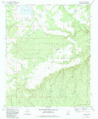 Hay Lake Arizona Historical topographic map, 1:24000 scale, 7.5 X 7.5 Minute, Year 1970