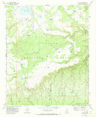 Hay Lake Arizona Historical topographic map, 1:24000 scale, 7.5 X 7.5 Minute, Year 1970