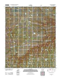 Hay Lake Arizona Historical topographic map, 1:24000 scale, 7.5 X 7.5 Minute, Year 2011