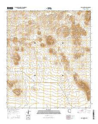 Hay Mountain Arizona Current topographic map, 1:24000 scale, 7.5 X 7.5 Minute, Year 2014