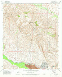 Hayden Arizona Historical topographic map, 1:24000 scale, 7.5 X 7.5 Minute, Year 1964