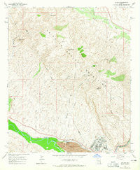 Hayden Arizona Historical topographic map, 1:24000 scale, 7.5 X 7.5 Minute, Year 1964