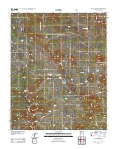 Hearst Mountain Arizona Historical topographic map, 1:24000 scale, 7.5 X 7.5 Minute, Year 2012