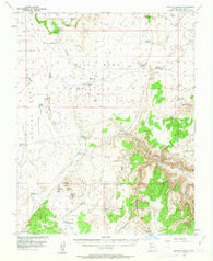 Heaton Knolls Arizona Historical topographic map, 1:62500 scale, 15 X 15 Minute, Year 1954