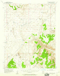 Heaton Knolls Arizona Historical topographic map, 1:62500 scale, 15 X 15 Minute, Year 1954