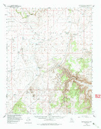 Heaton Knolls Arizona Historical topographic map, 1:62500 scale, 15 X 15 Minute, Year 1954