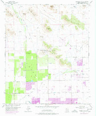 Hedgpeth Hills Arizona Historical topographic map, 1:24000 scale, 7.5 X 7.5 Minute, Year 1957