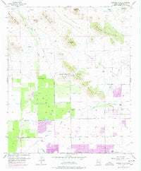 Hedgpeth Hills Arizona Historical topographic map, 1:24000 scale, 7.5 X 7.5 Minute, Year 1957