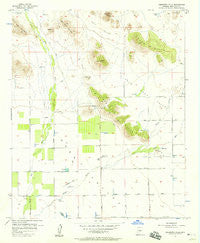 Hedgpeth Hills Arizona Historical topographic map, 1:24000 scale, 7.5 X 7.5 Minute, Year 1957