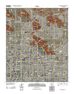 Hedgpeth Hills Arizona Historical topographic map, 1:24000 scale, 7.5 X 7.5 Minute, Year 2011