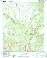 Hell Point Arizona Historical topographic map, 1:24000 scale, 7.5 X 7.5 Minute, Year 1979