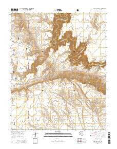Hellhole Bend Arizona Current topographic map, 1:24000 scale, 7.5 X 7.5 Minute, Year 2014