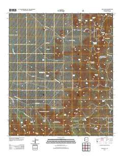 Helvetia Arizona Historical topographic map, 1:24000 scale, 7.5 X 7.5 Minute, Year 2012