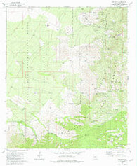 Helvetia Arizona Historical topographic map, 1:24000 scale, 7.5 X 7.5 Minute, Year 1981