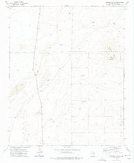 Hennessy Buttes Arizona Historical topographic map, 1:24000 scale, 7.5 X 7.5 Minute, Year 1972