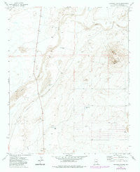 Hennessy Buttes Arizona Historical topographic map, 1:24000 scale, 7.5 X 7.5 Minute, Year 1972