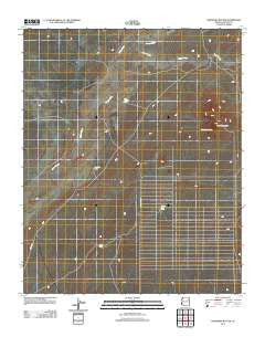 Hennessy Buttes Arizona Historical topographic map, 1:24000 scale, 7.5 X 7.5 Minute, Year 2011