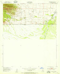 Hereford SW Arizona Historical topographic map, 1:24000 scale, 7.5 X 7.5 Minute, Year 1952