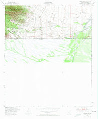 Hereford SW Arizona Historical topographic map, 1:24000 scale, 7.5 X 7.5 Minute, Year 1952