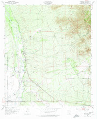 Hereford Arizona Historical topographic map, 1:24000 scale, 7.5 X 7.5 Minute, Year 1952