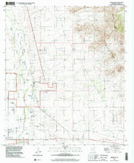 Hereford Arizona Historical topographic map, 1:24000 scale, 7.5 X 7.5 Minute, Year 1996