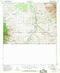 Hereford Arizona Historical topographic map, 1:62500 scale, 15 X 15 Minute, Year 1952