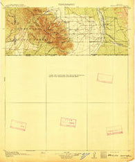 Hereford Arizona Historical topographic map, 1:125000 scale, 30 X 30 Minute, Year 1914