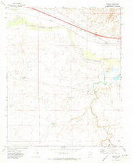 Hibbard Arizona Historical topographic map, 1:24000 scale, 7.5 X 7.5 Minute, Year 1970