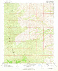 Hibernia Peak Arizona Historical topographic map, 1:24000 scale, 7.5 X 7.5 Minute, Year 1967