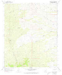 Hibernia Peak Arizona Historical topographic map, 1:24000 scale, 7.5 X 7.5 Minute, Year 1967