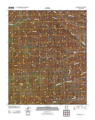 Hibernia Peak Arizona Historical topographic map, 1:24000 scale, 7.5 X 7.5 Minute, Year 2011