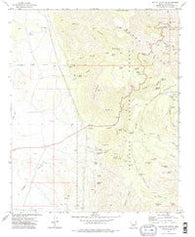 Hickey Mountain Arizona Historical topographic map, 1:24000 scale, 7.5 X 7.5 Minute, Year 1973