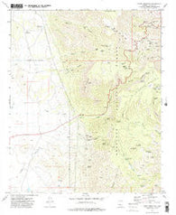 Hickey Mountain Arizona Historical topographic map, 1:24000 scale, 7.5 X 7.5 Minute, Year 1973